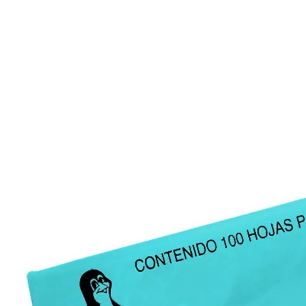 PAPEL CHINA 50X75 CM. AZUL TURQUESA PZA